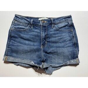 Abercrombie & Fitch Women’s Denim Cutoff Shorts Size  2/26 –Distressed Blue Jean